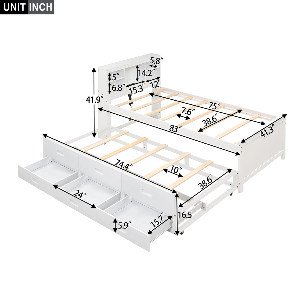 Malin Solid Wood Twin Platform Bed Frame
