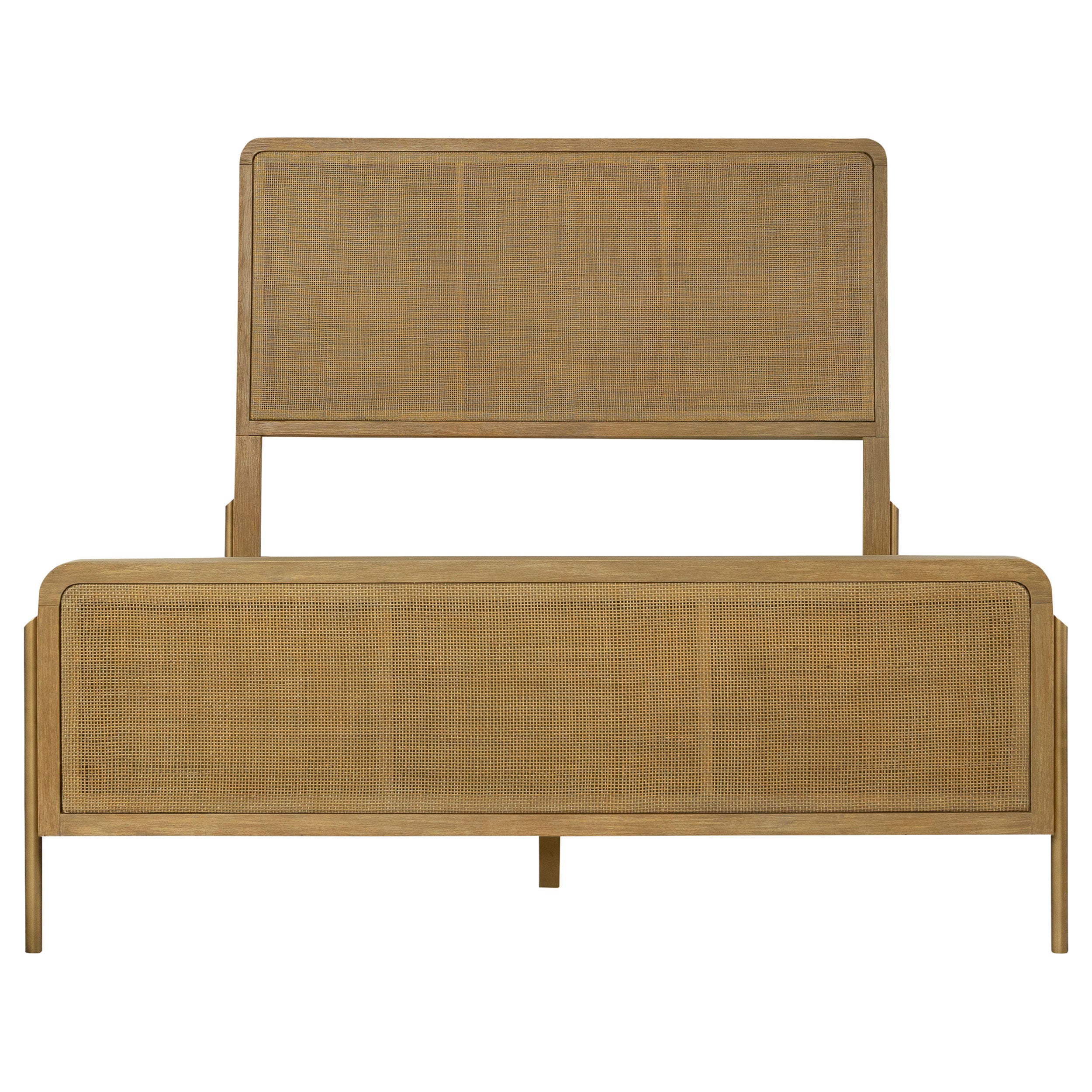 Thora Cane Queen Bed Frame