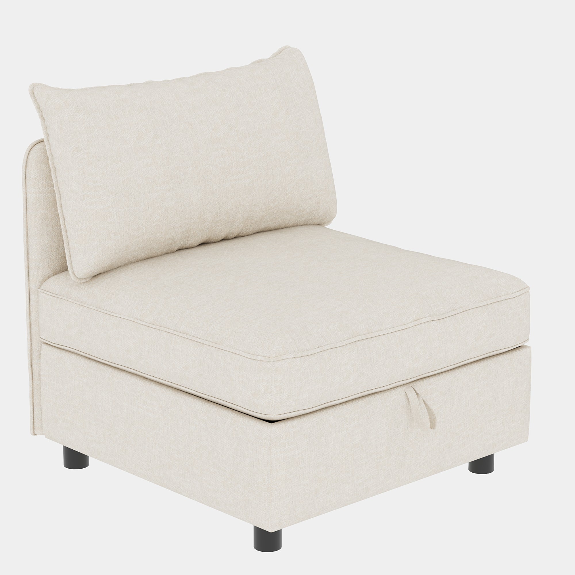 Merete 2-Piece Storage Sectional Sofa