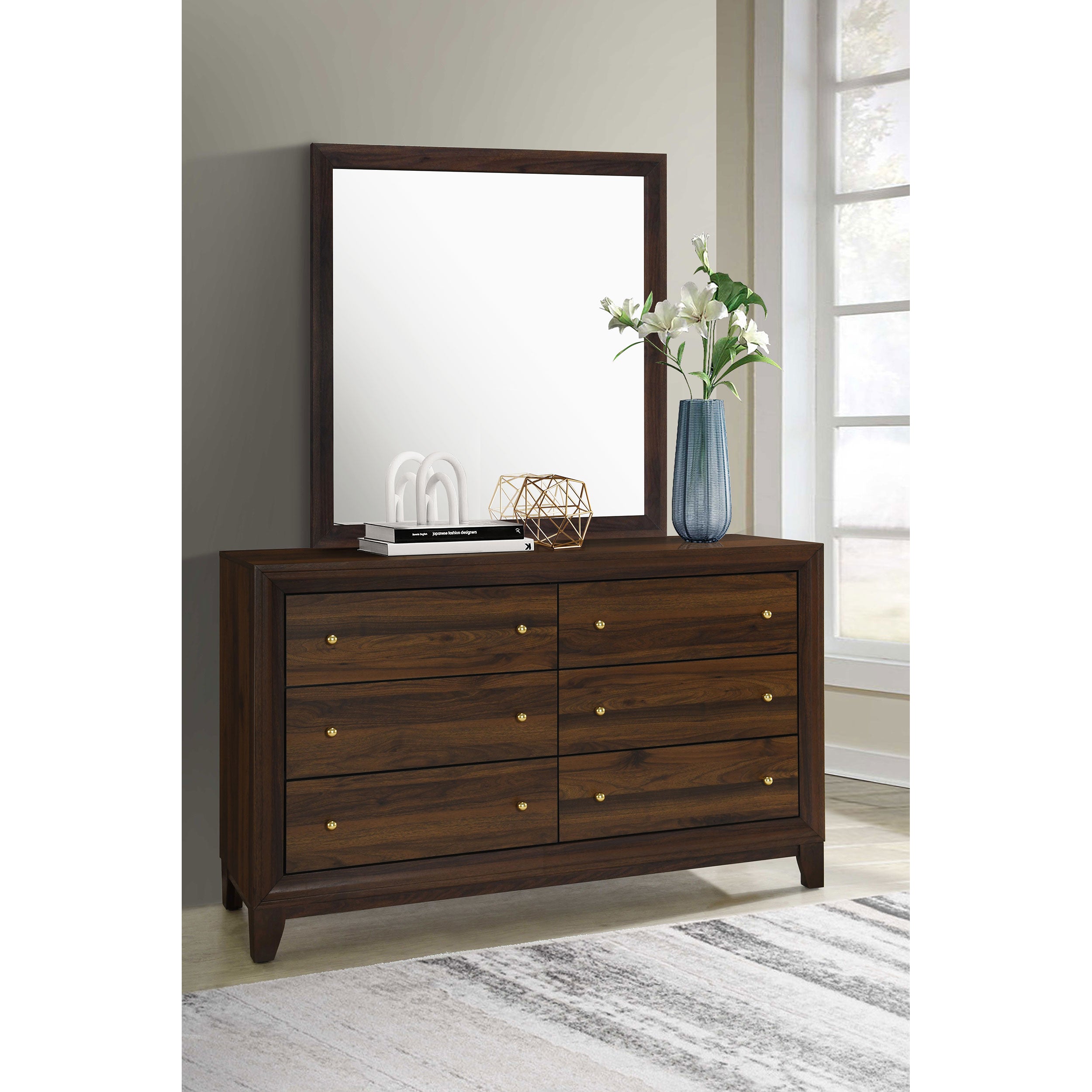 Rune Walnut Dresser