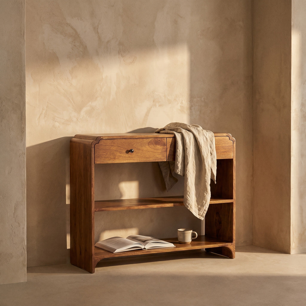 Eldar Solid Wood Console Table