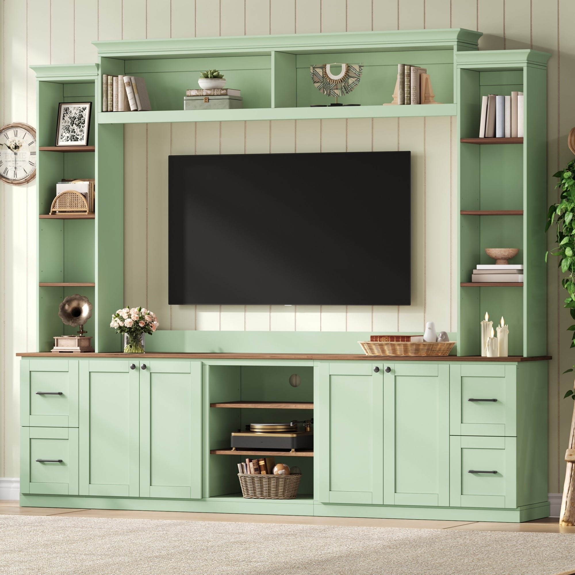 Kari Walnut TV Stand
