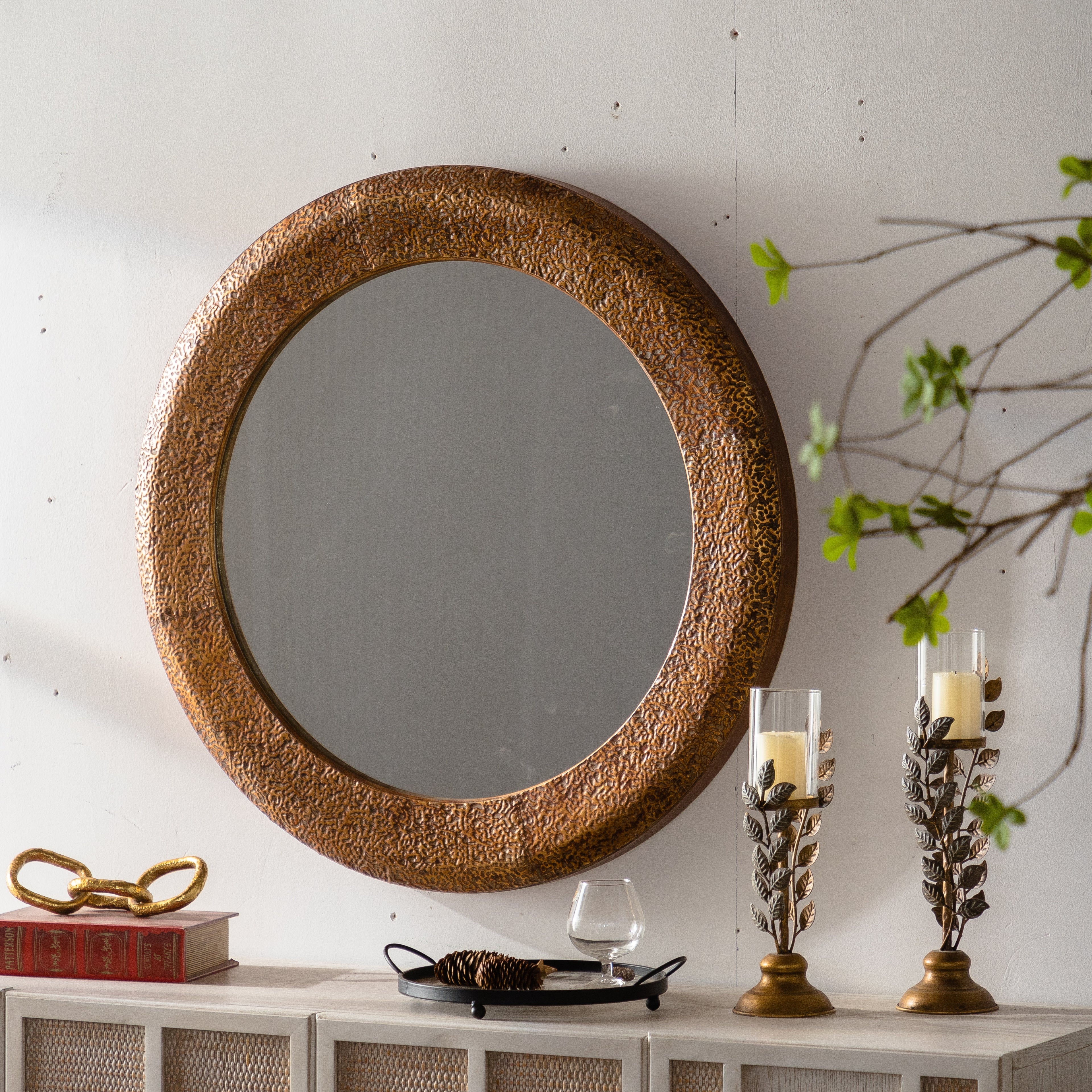 Helle Round Wall Mirror