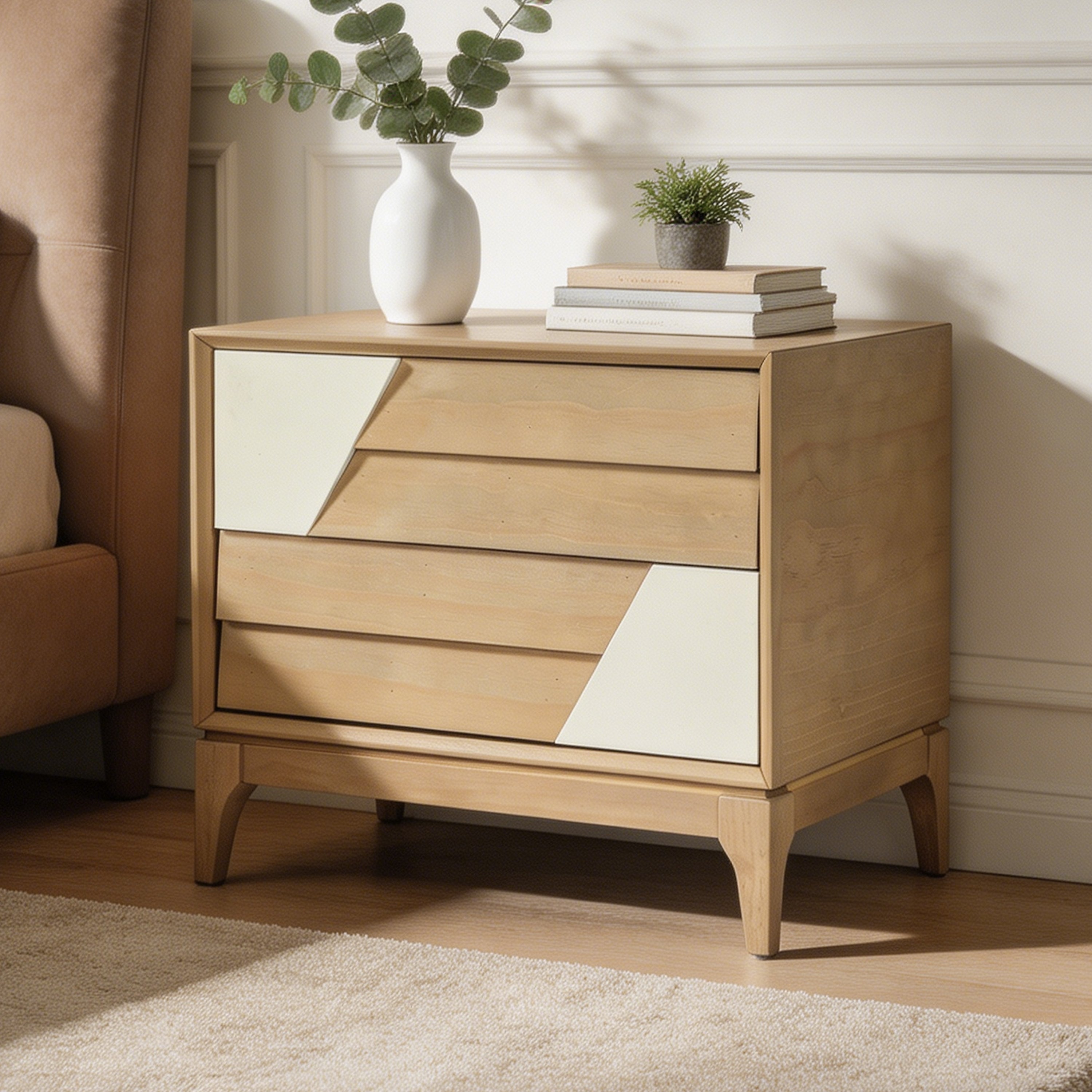Ylva Solid Wood Nightstand