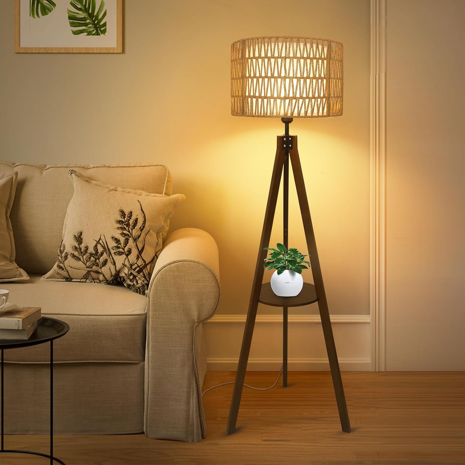 Jorve Tripod Floor Lamp