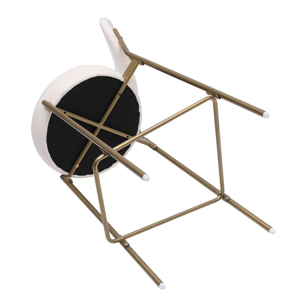 Hilde Round Velvet Dining Chair