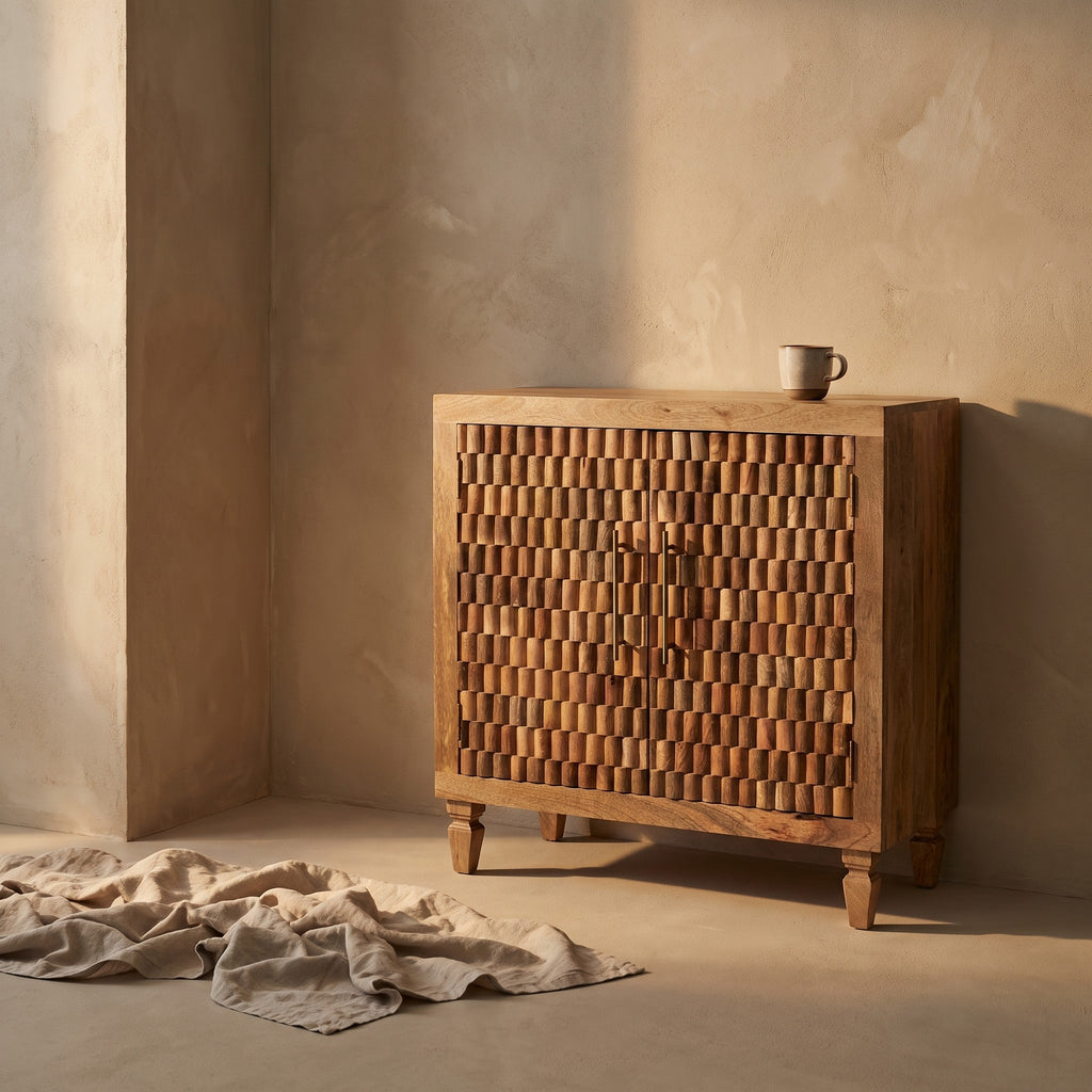 Eyvor Carved Cabinet