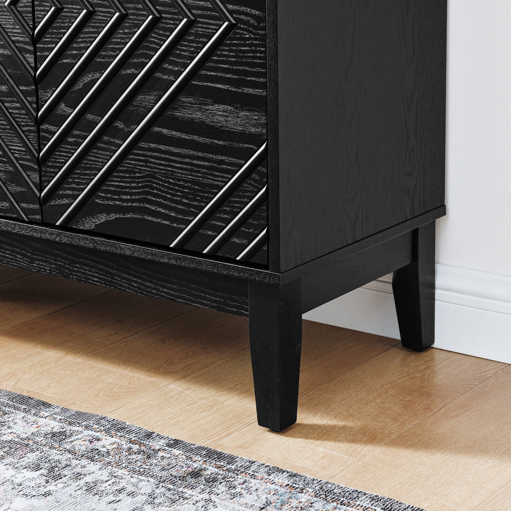Knud Fluted Solid Wood Sideboard