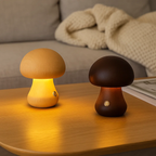 Tafellamp in paddenstoelvorm