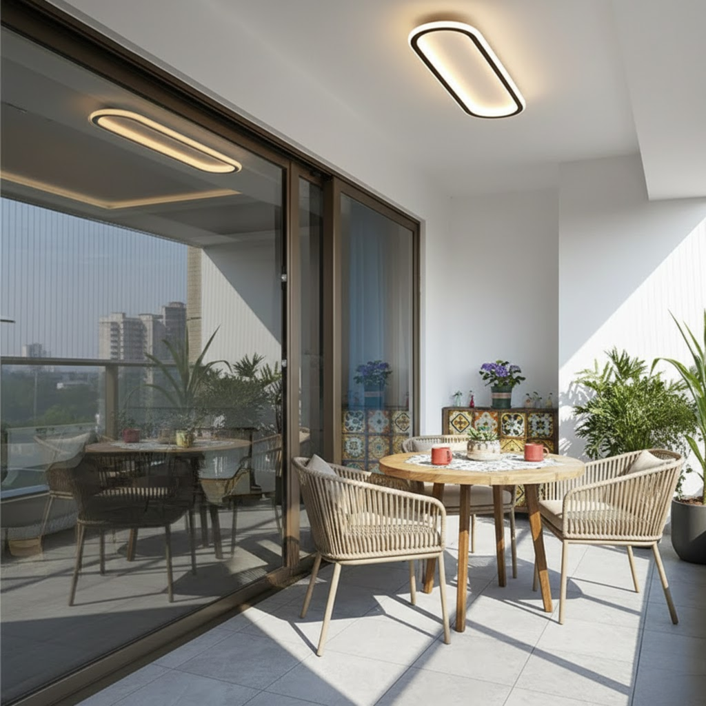 Lampa uasteorainn fada tanaí nua-aimseartha