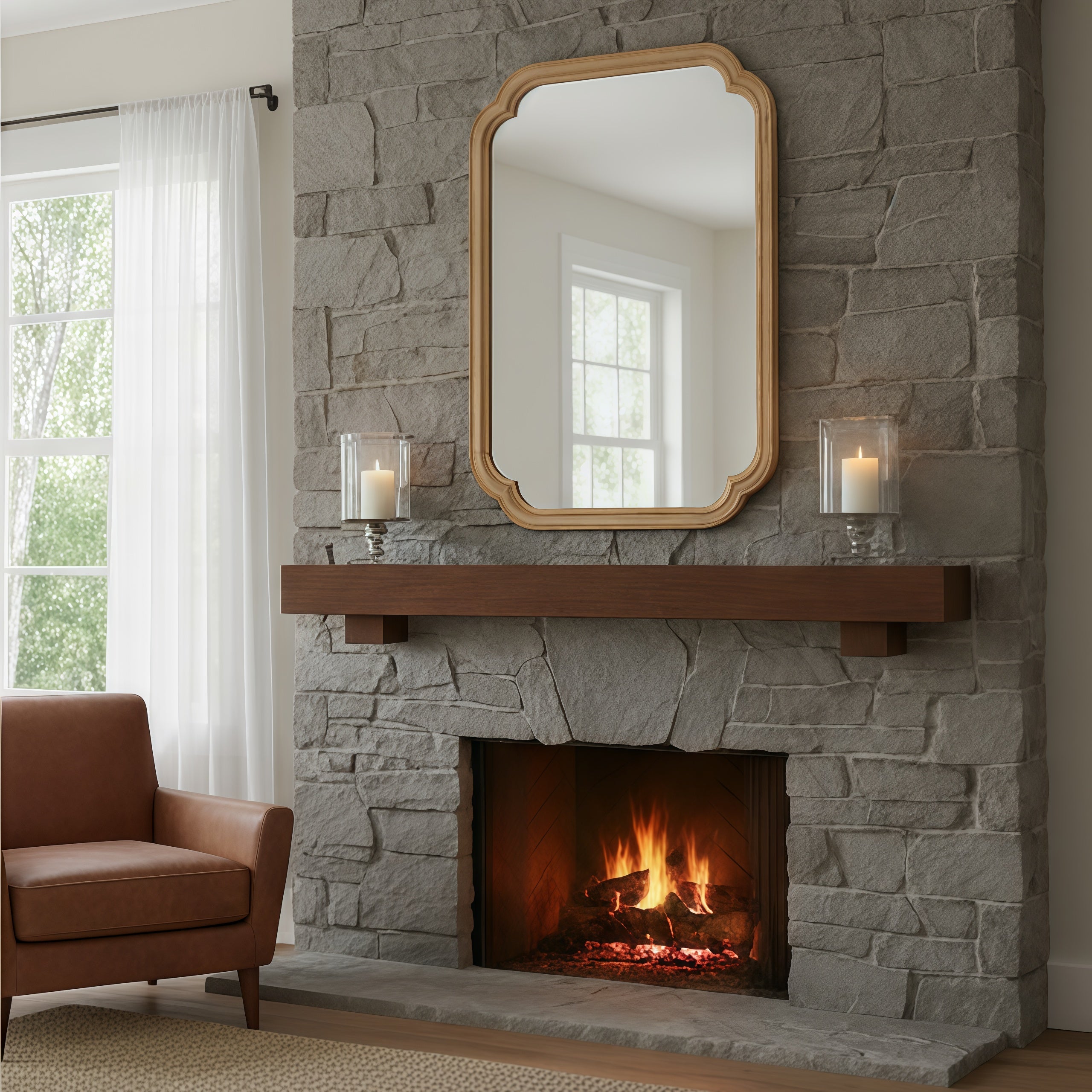 Hasse Round Wall Mirror