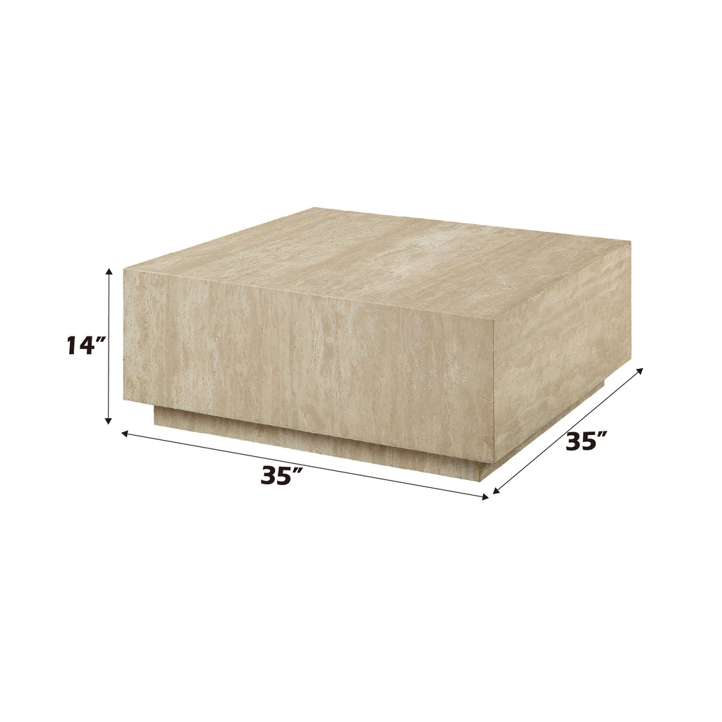 Fenn Travertine Coffee Table