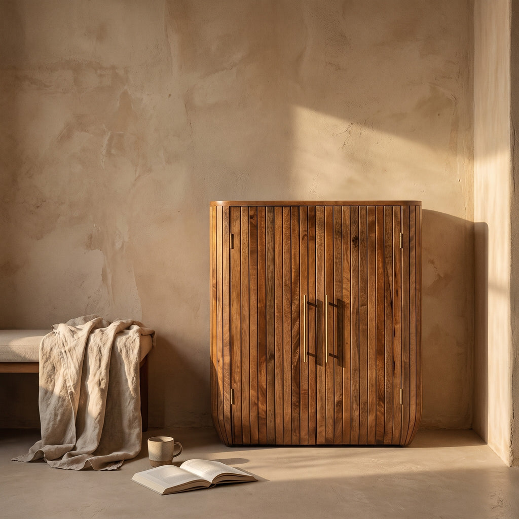 Alarik Fluted Cabinet