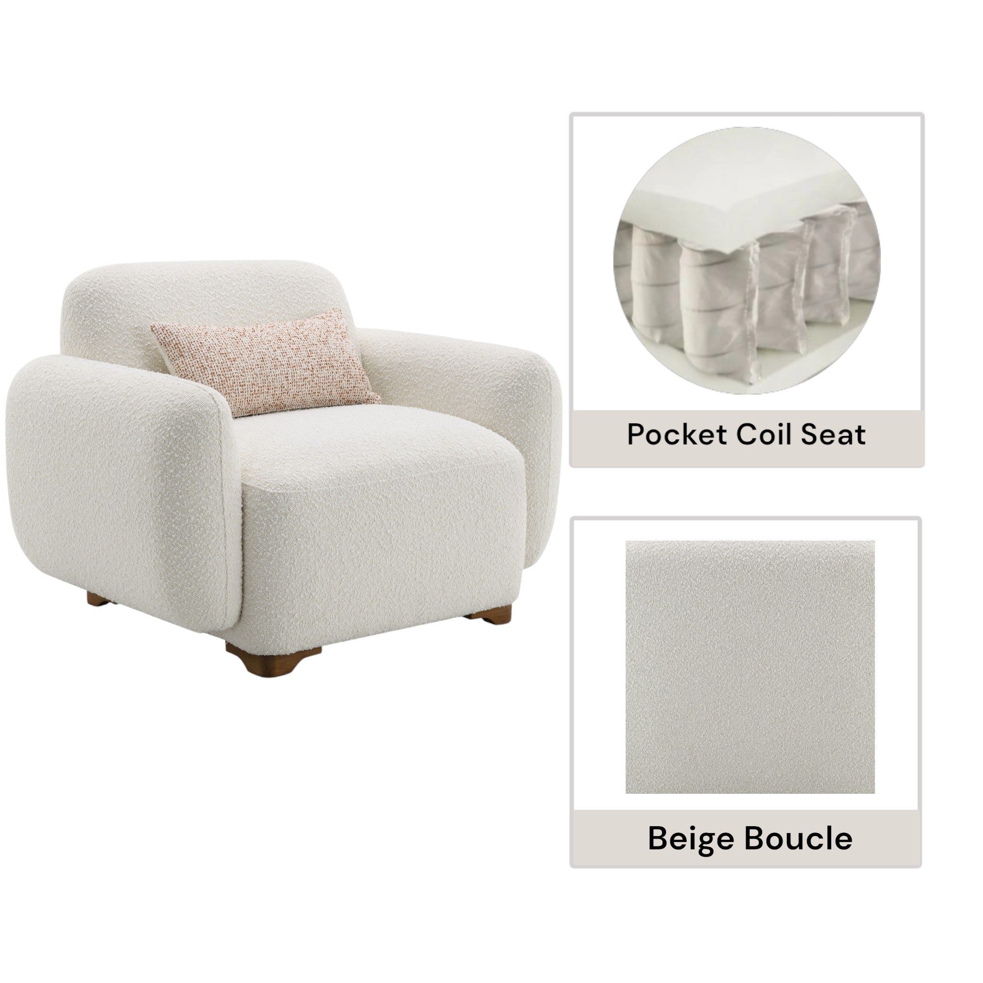 Sigrid Boucle Accent Chair