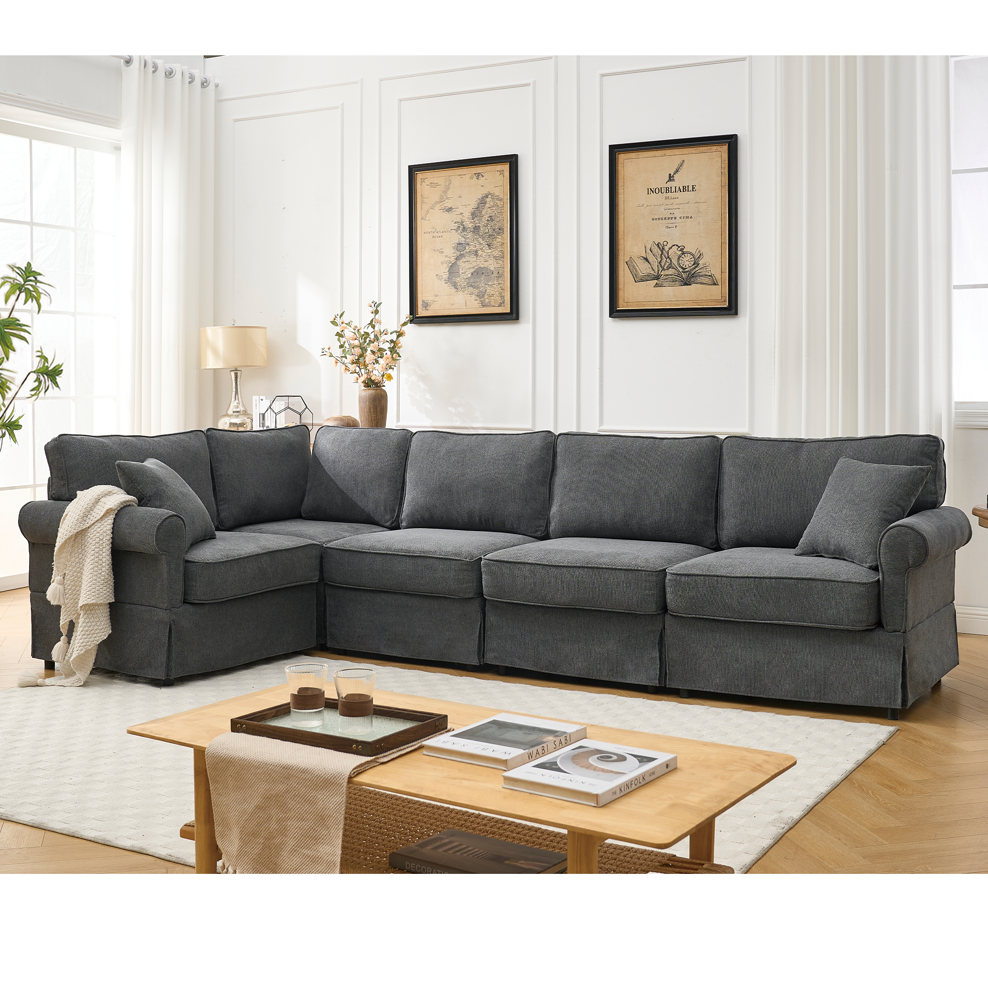 Pernille Linen Sofa