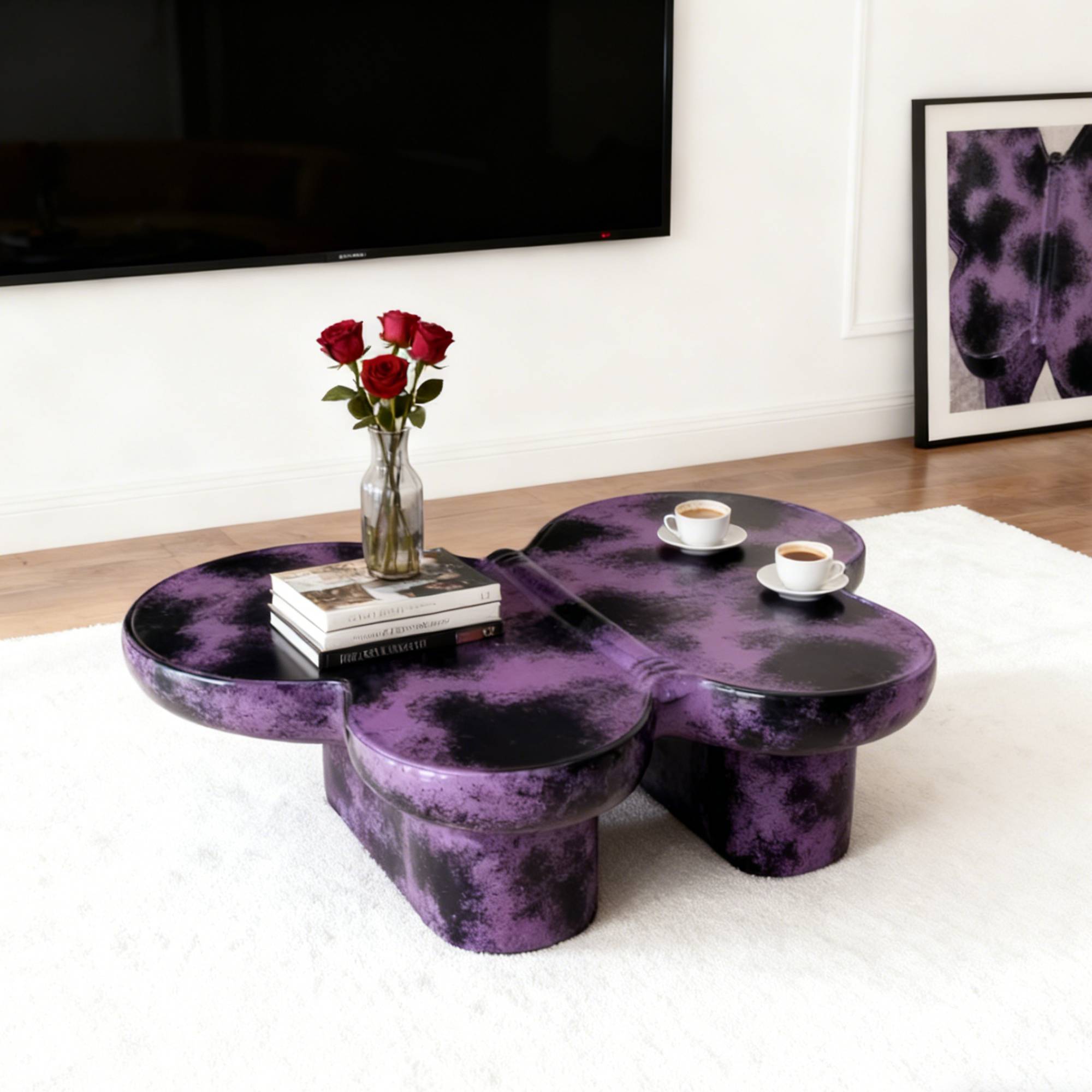 Viggo Travertine Coffee Table