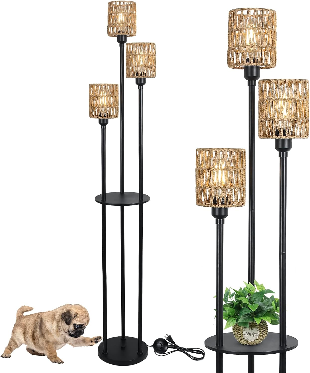 Ovedie Boho Floor Lamp