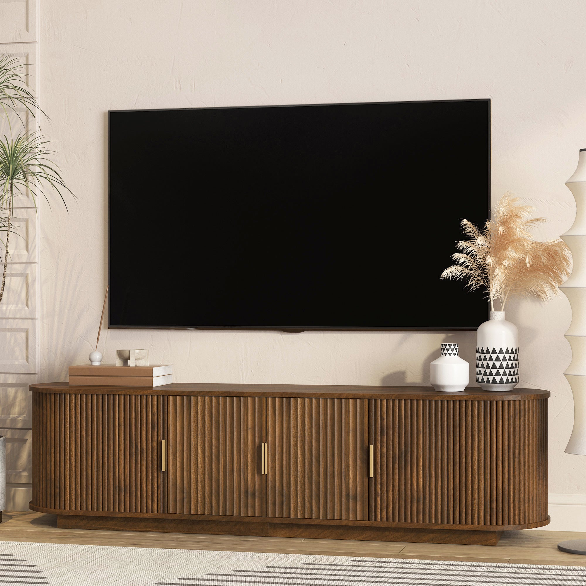 Runa Fluted TV Stand