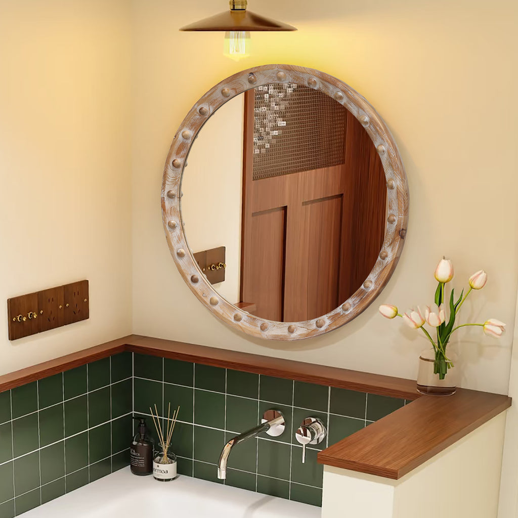 Oke Round Wall Mirror