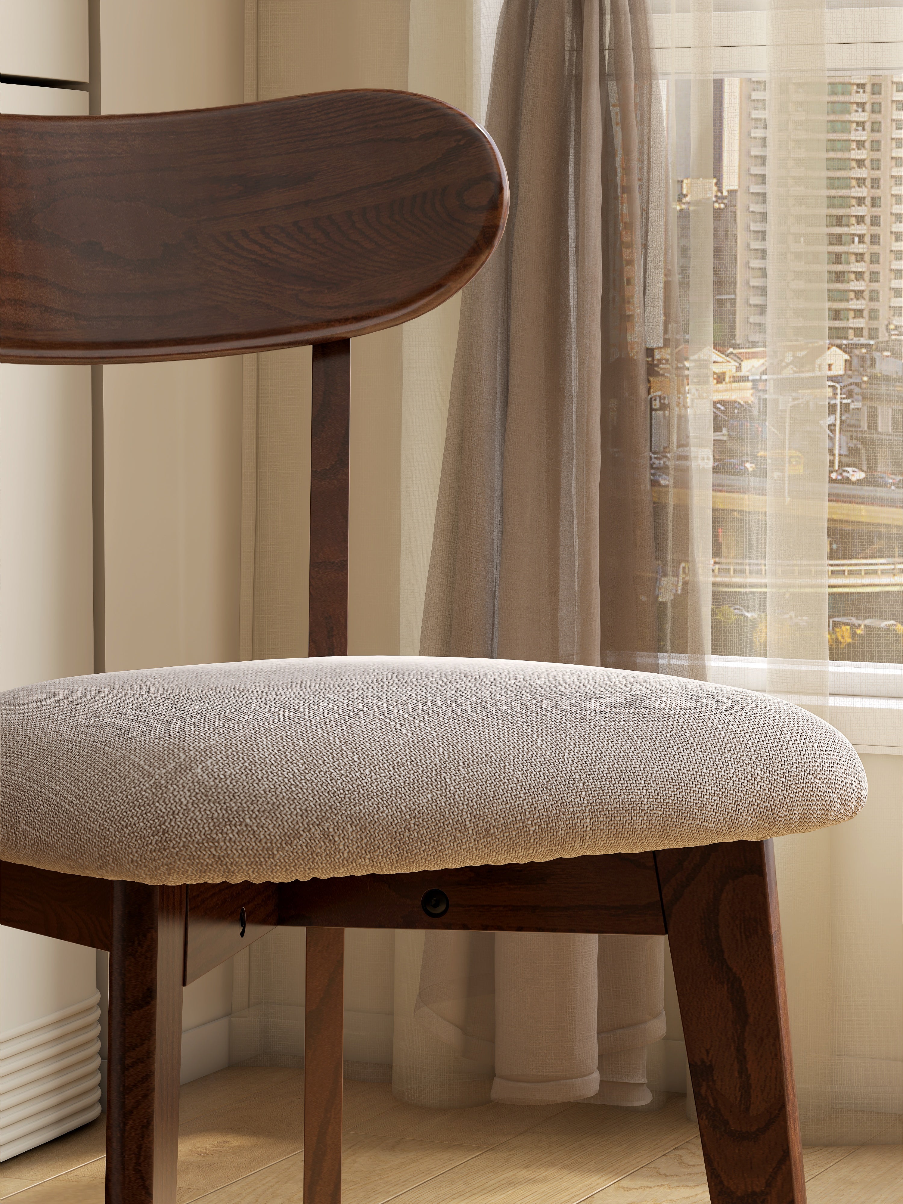 Lova Walnut Dining Chair