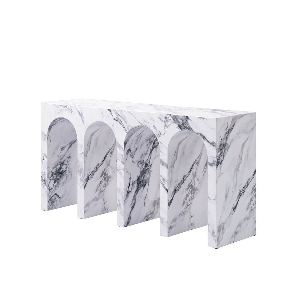 Alvar Stone Console Table