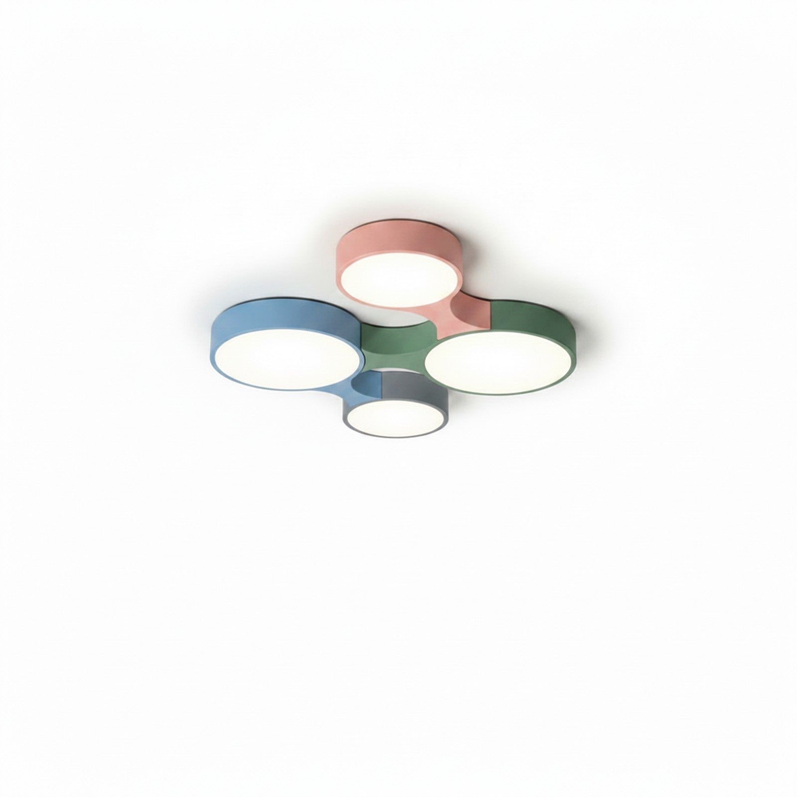 Cogs Nordic Colorful Ceiling Light - Alternate Angle