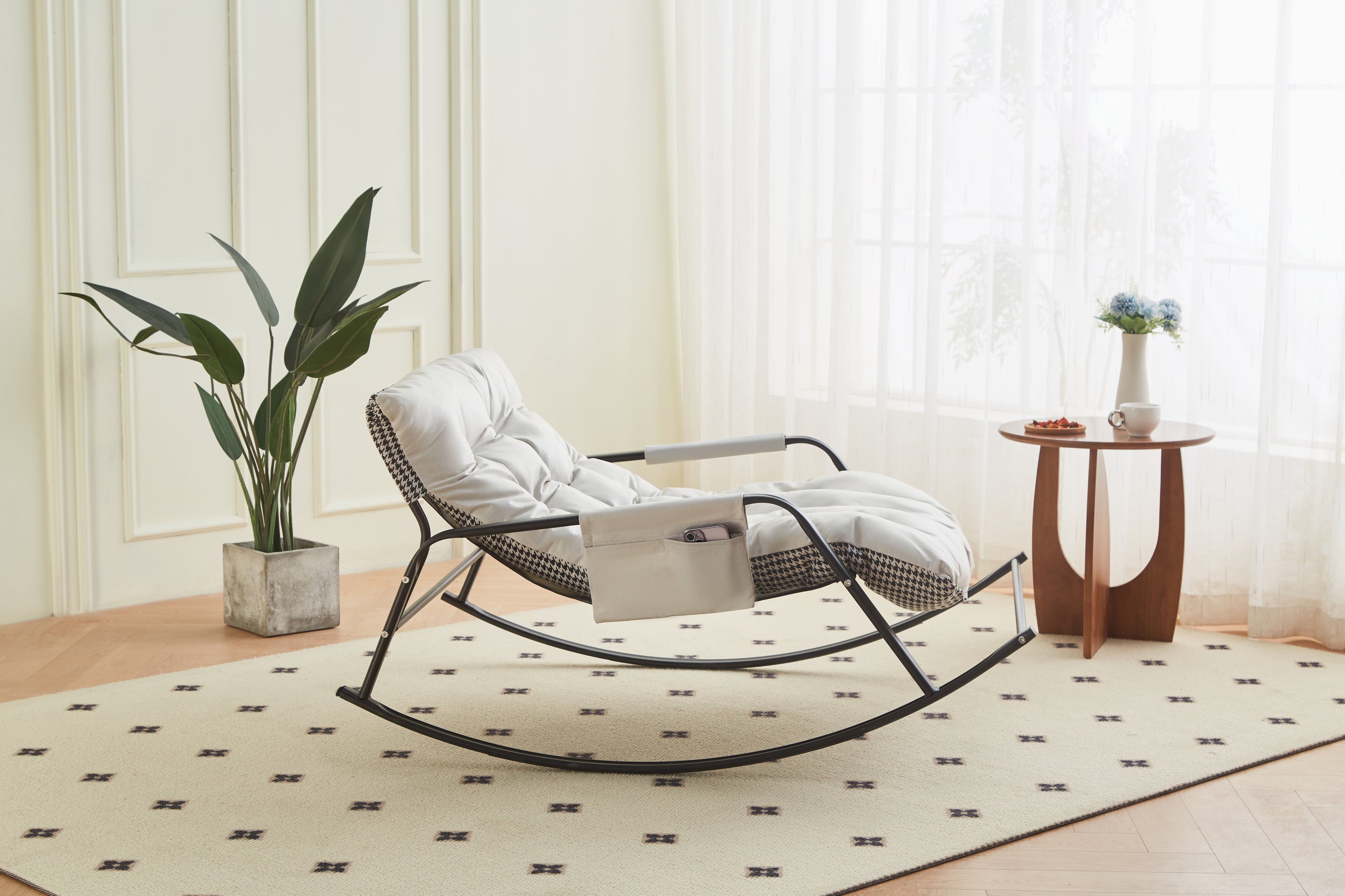 Saga Boucle Rocking Chair