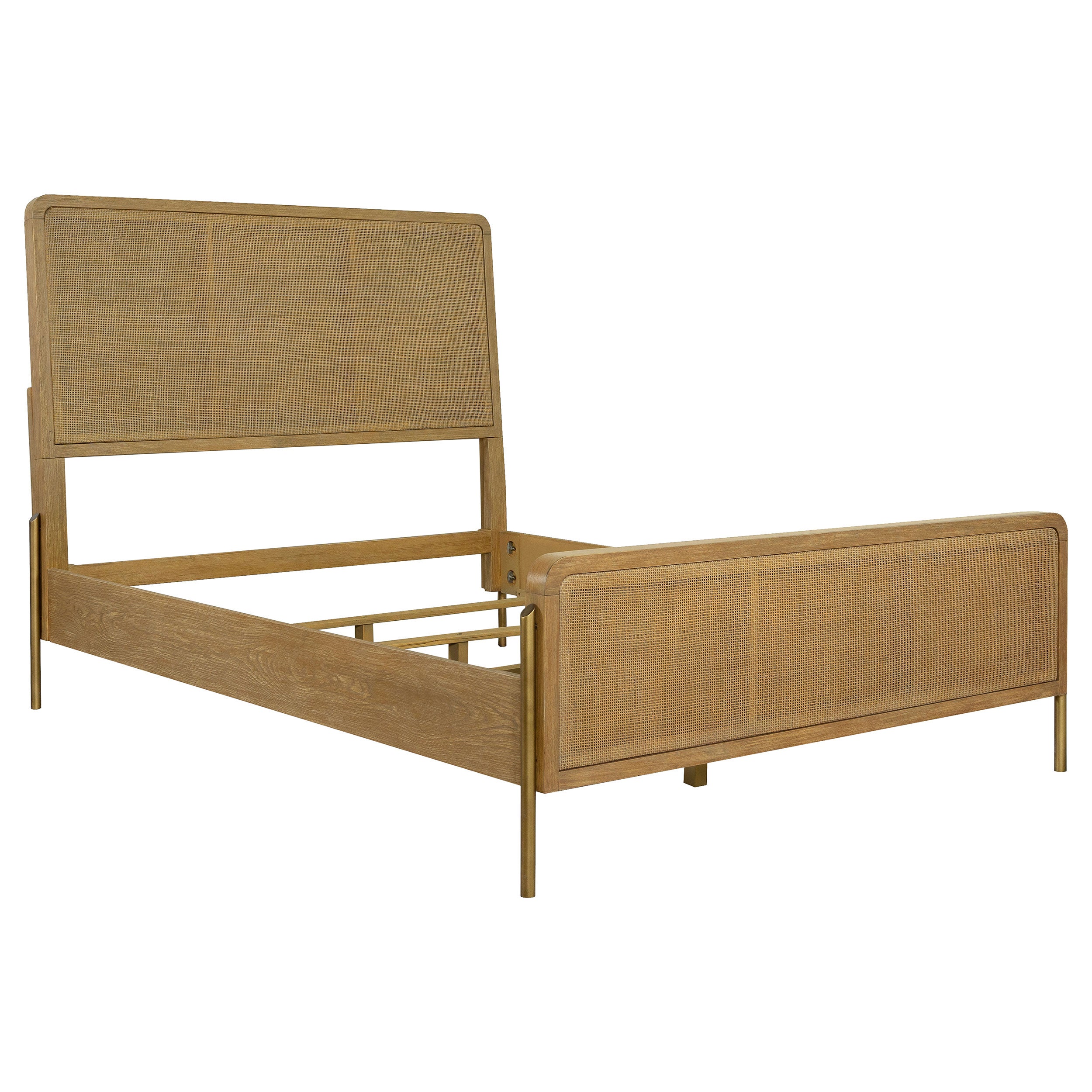 Thora Cane Queen Bed Frame