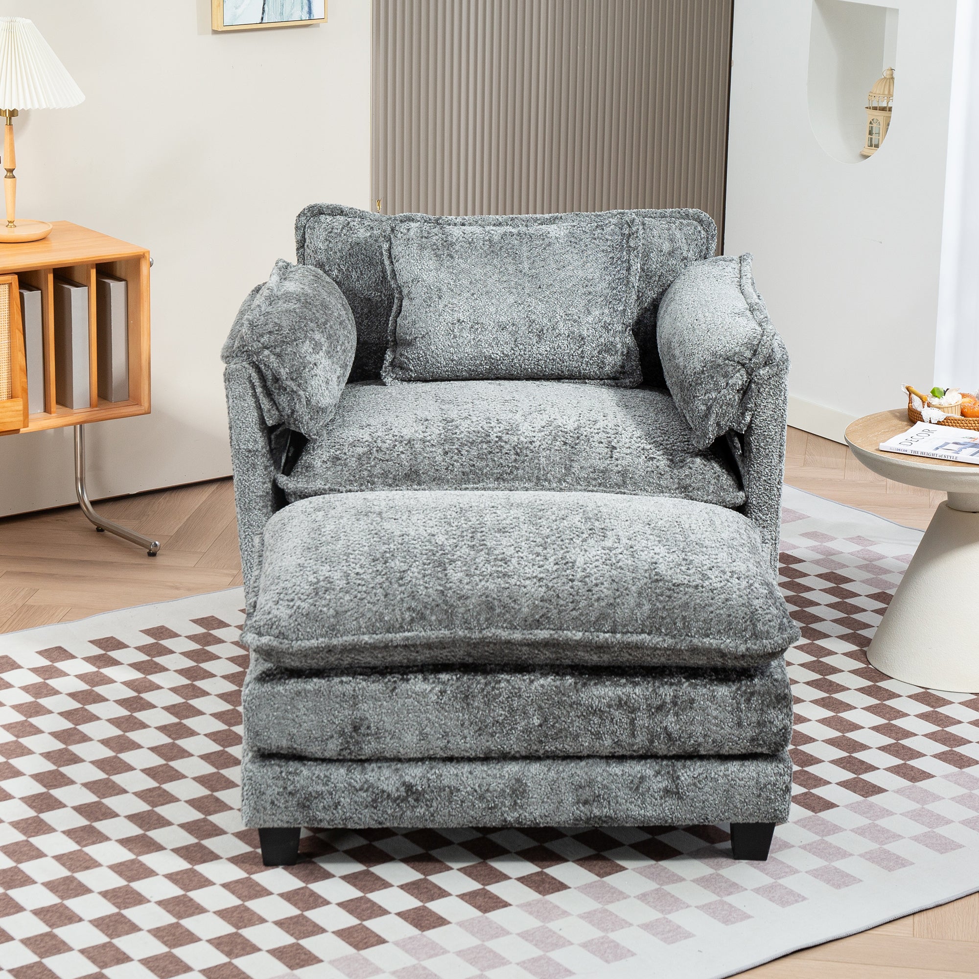 Elin Boucle Accent Chair