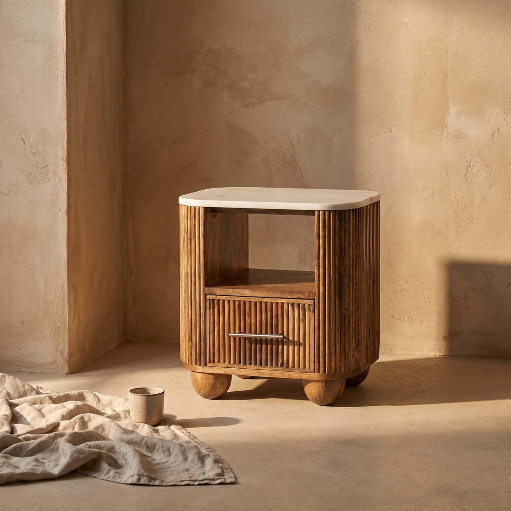 Trude Marble Nightstand