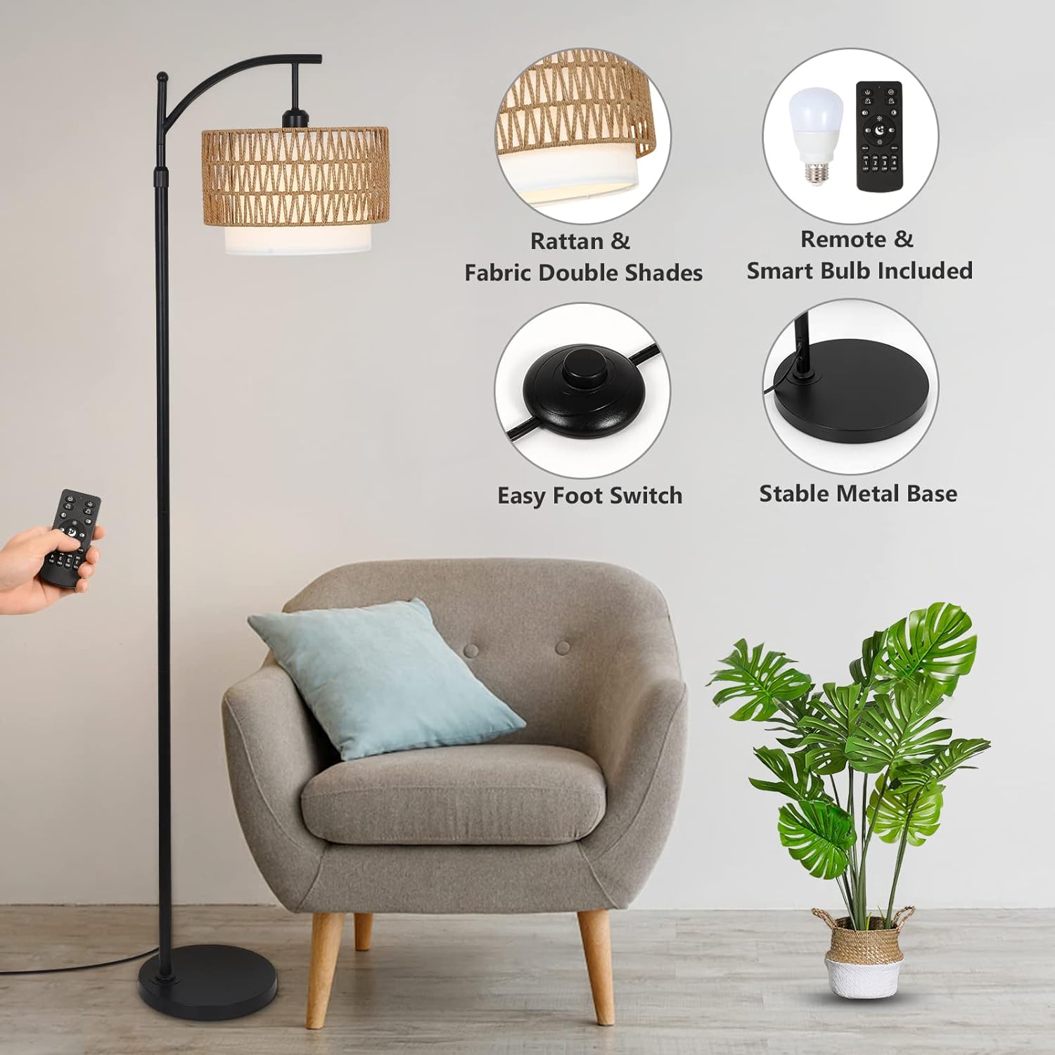 Lisbet Arc Floor Lamp