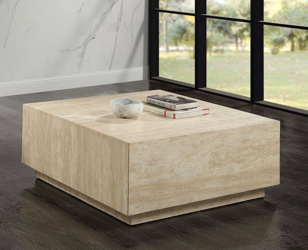 Fenn Travertine Coffee Table