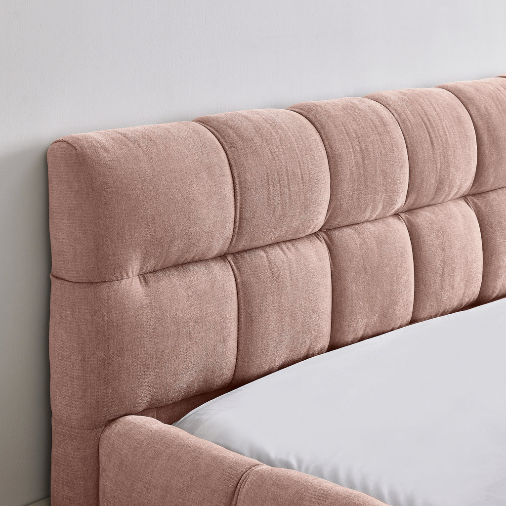 Pia Round Queen Platform Bed Frame