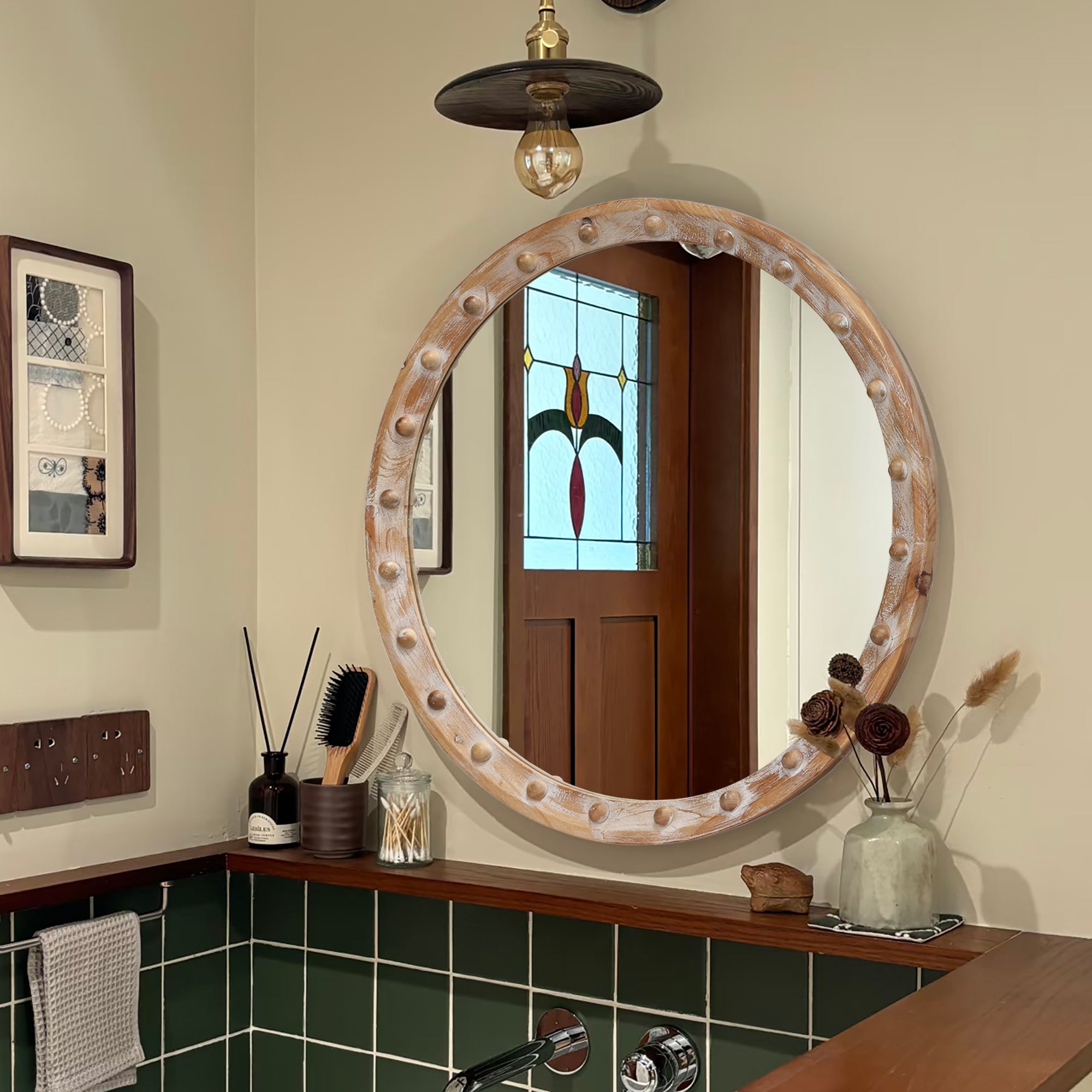 Oke Round Wall Mirror
