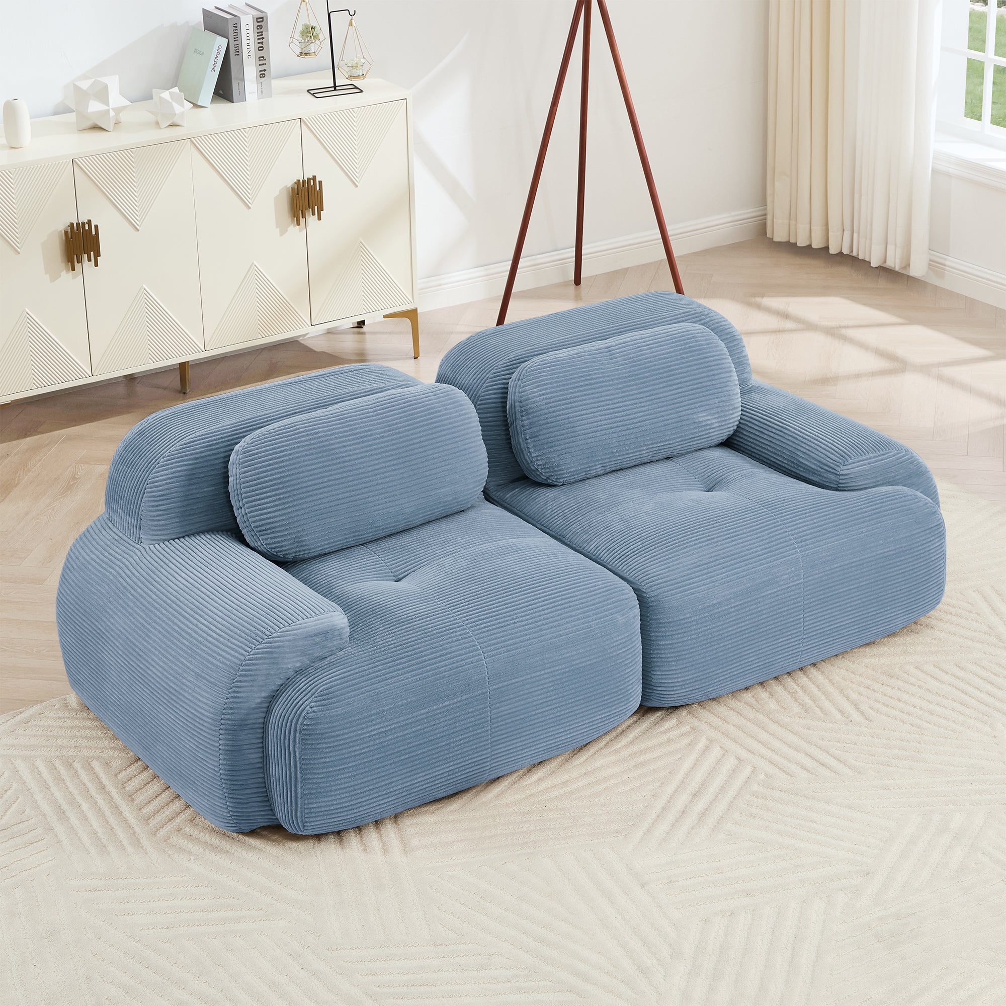 Bodil Curved 82" Sofa