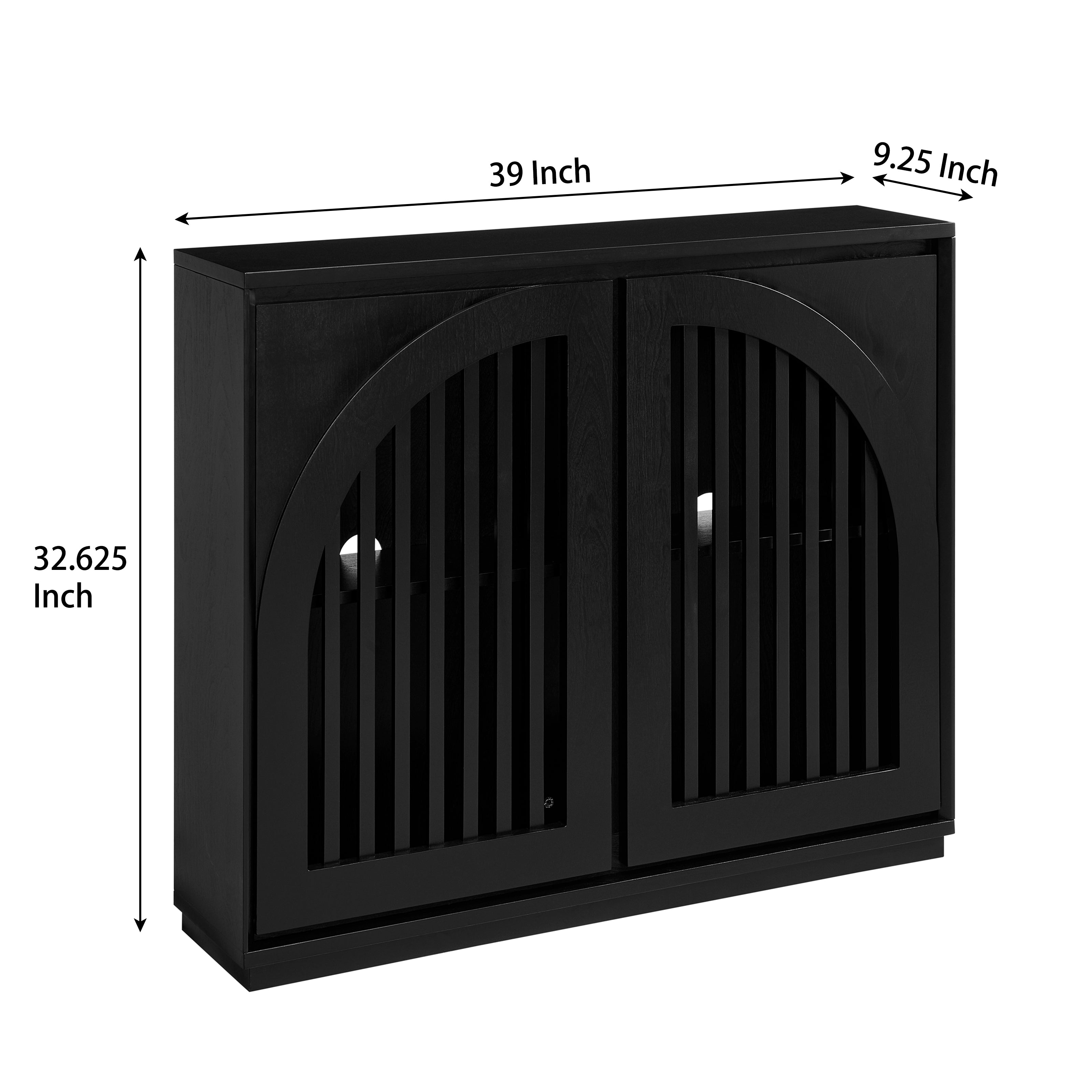 Rikke Fluted Solid Wood Cabinet