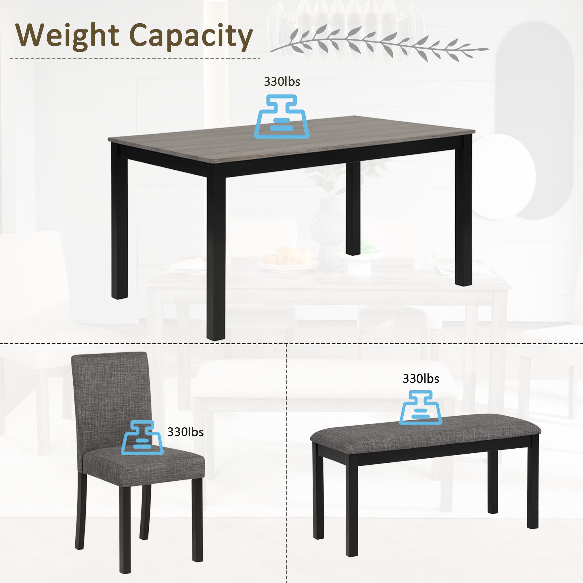 Frode 6-Piece Dining Set