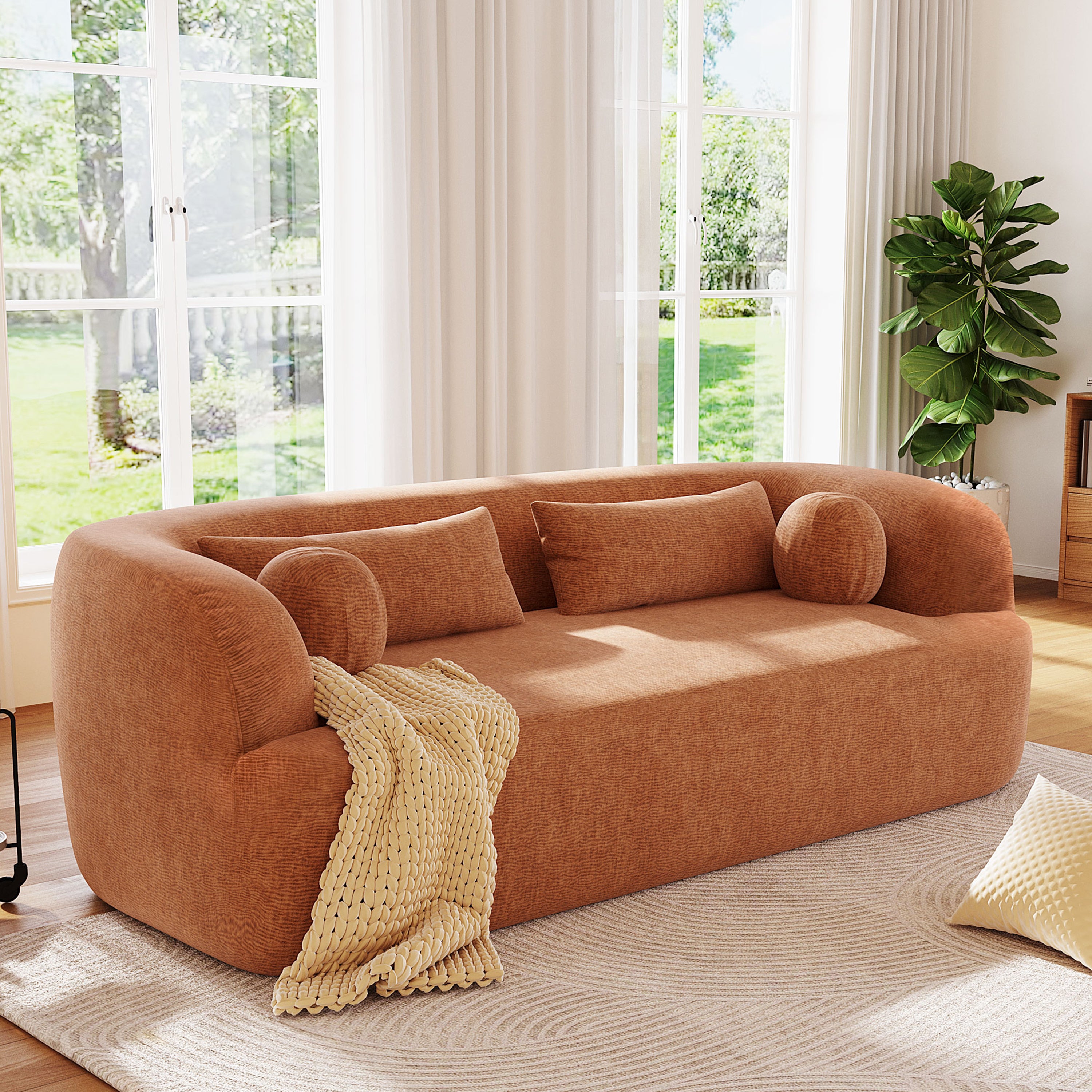 Birk Curved 86" Sofa