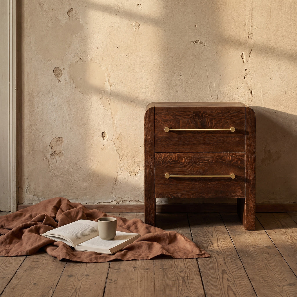 Eyvor Smoked Nightstand