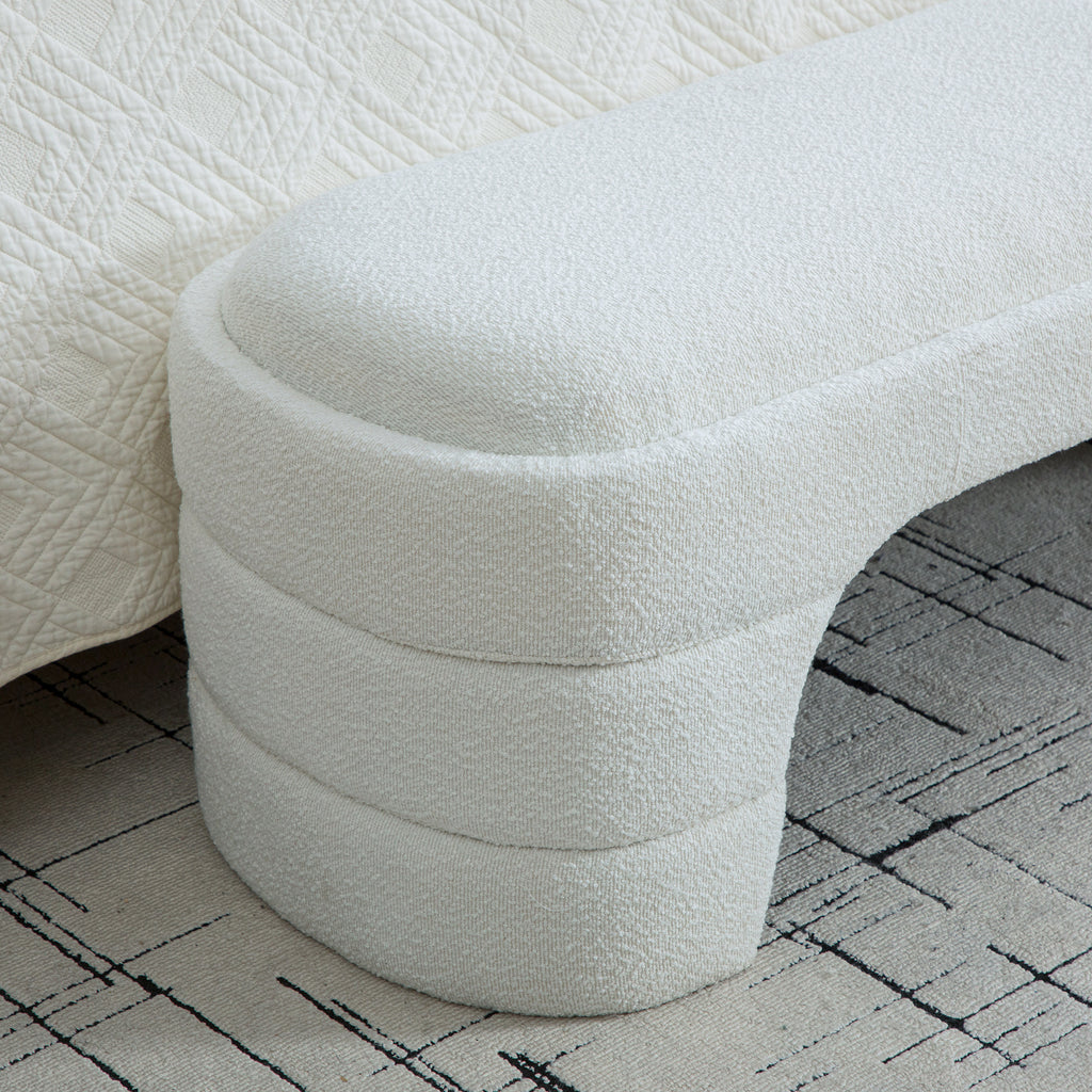 Hjalmar Boucle Bench