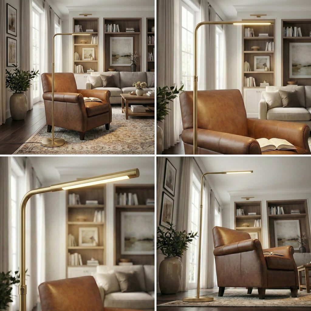 Ragndi Brass Floor Lamp