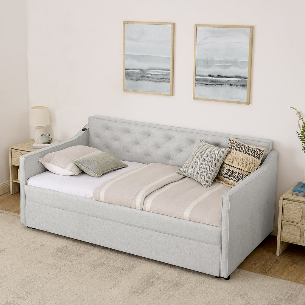 Randi Linen Sofa Bed
