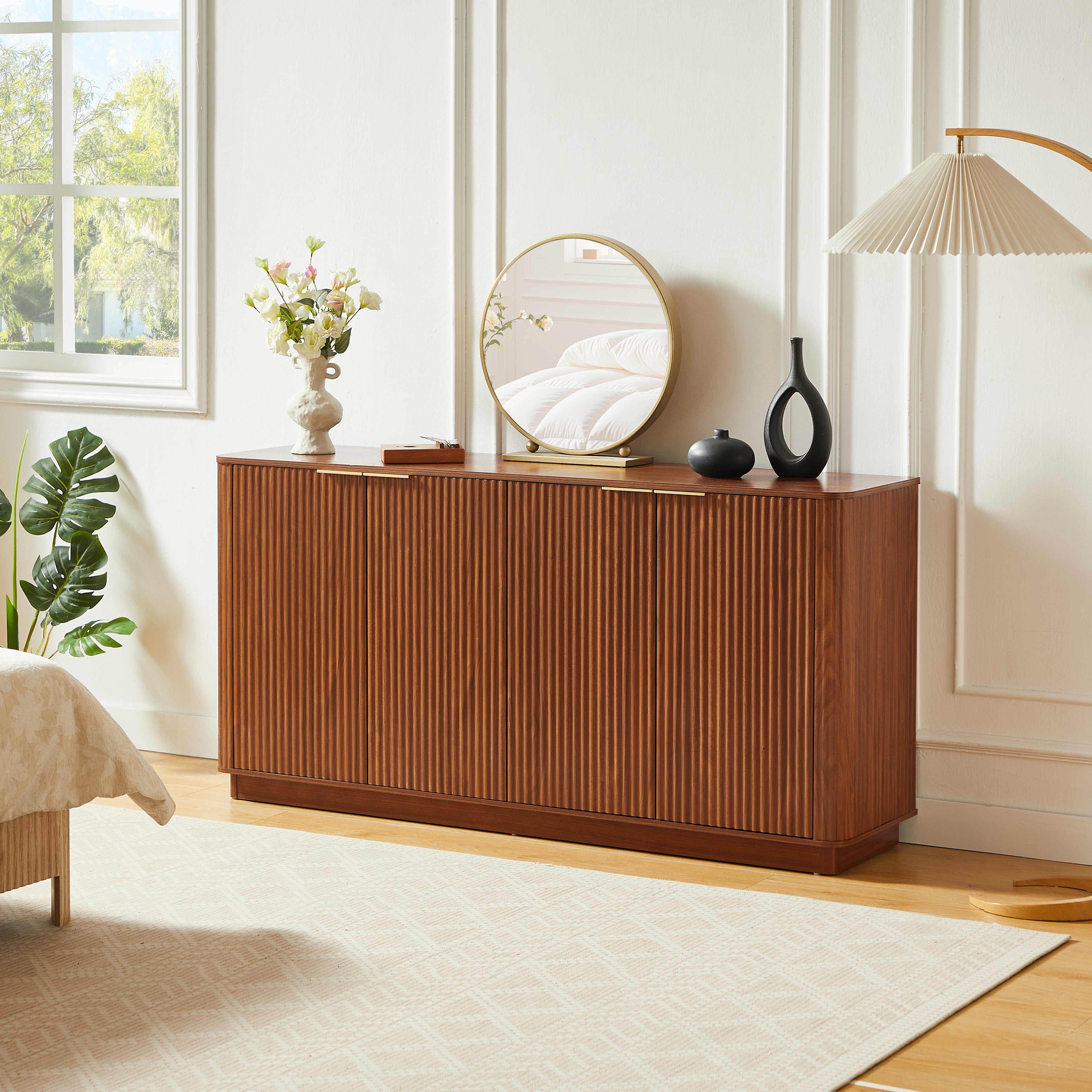 Nanna Curved Oak Sideboard