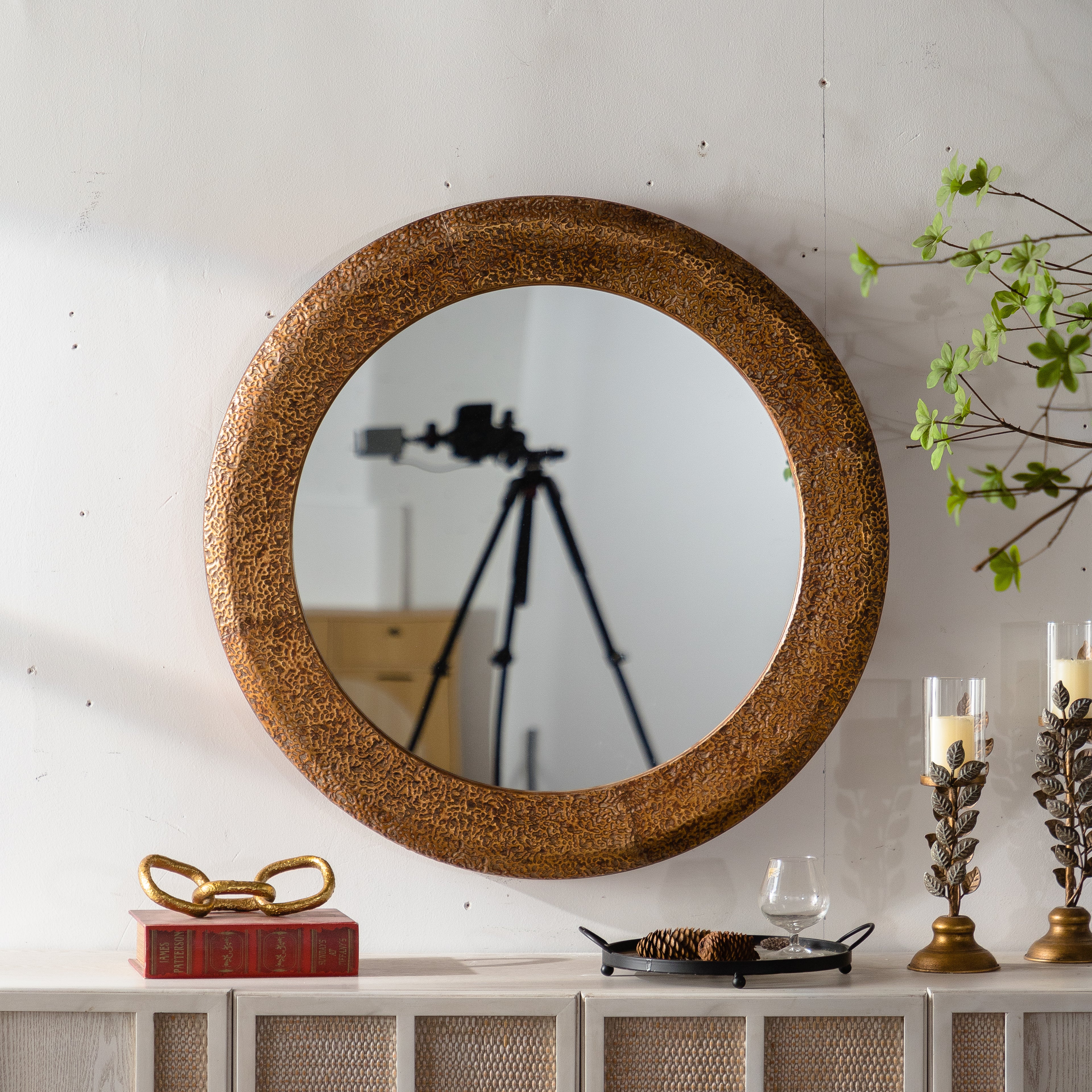 Helle Round Wall Mirror