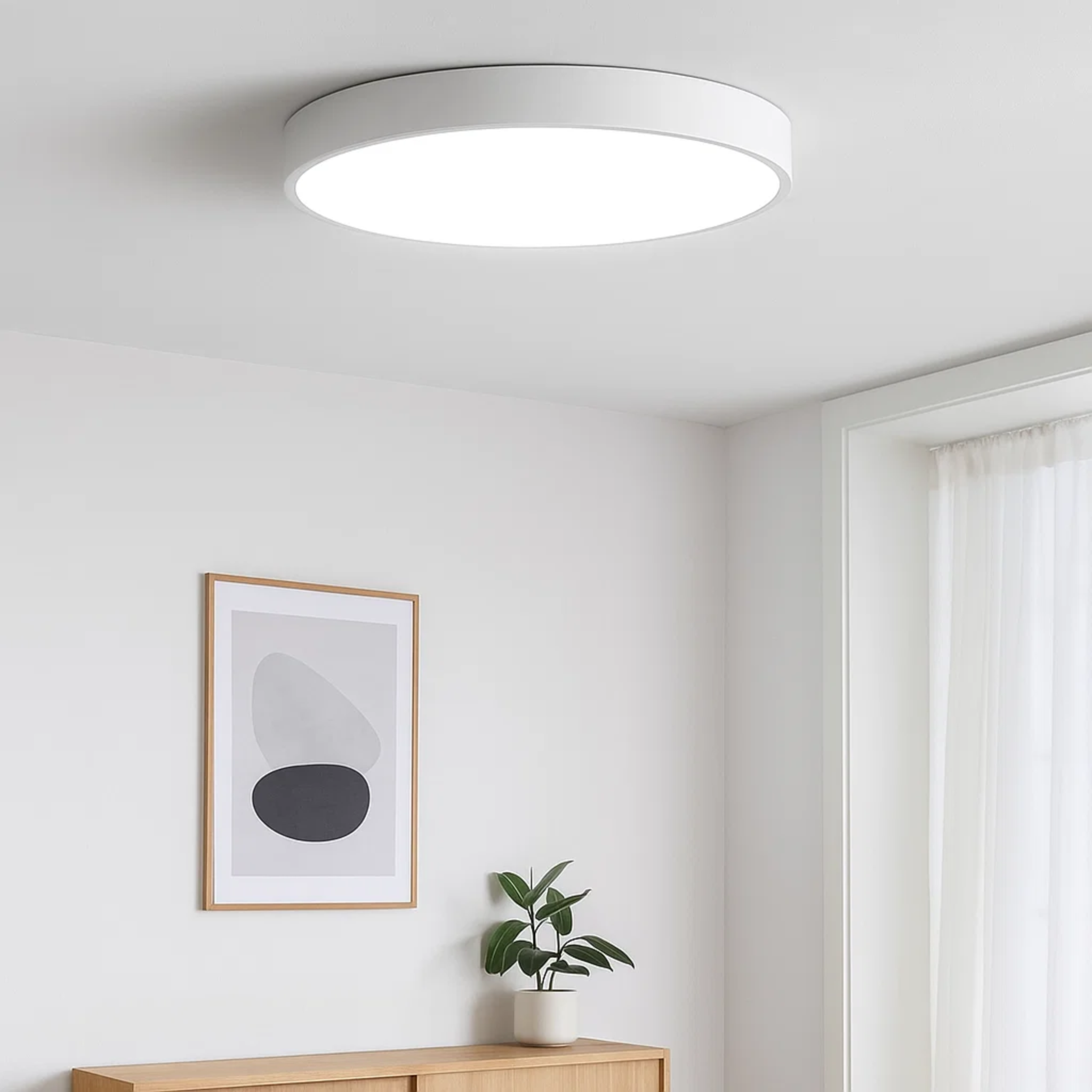 Extra dunne ronde LED-plafondlamp