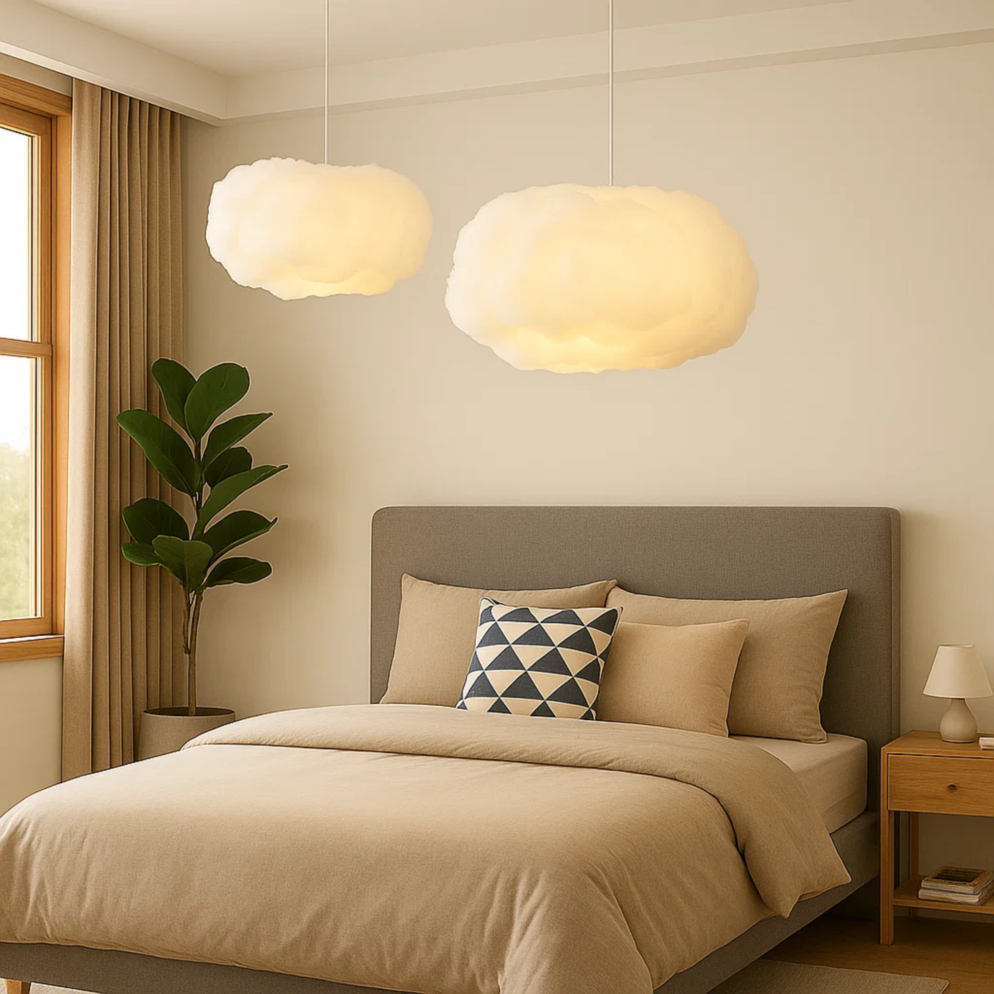 Wolkvormige LED-plafondlamp