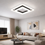 Modern square ceiling lamp with LED