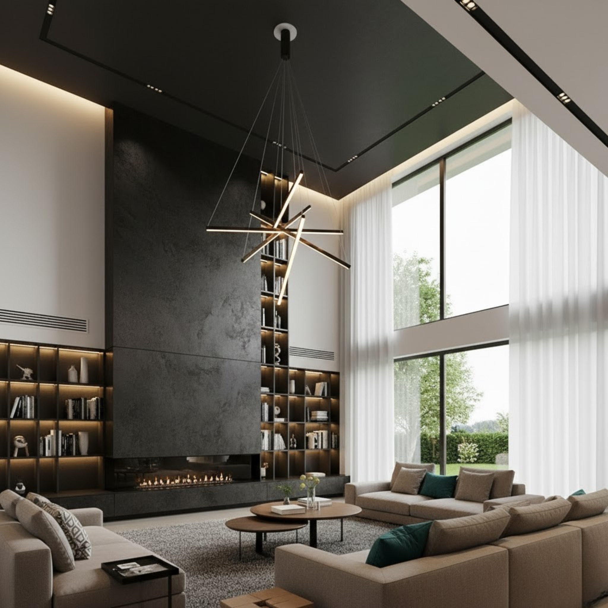 Minimalistische LED-staaf hanglampen