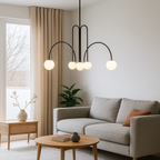 Design hanglamp met ronde lichtbollen