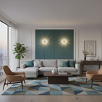 Klassieke wandlamp met geribbeld patroon